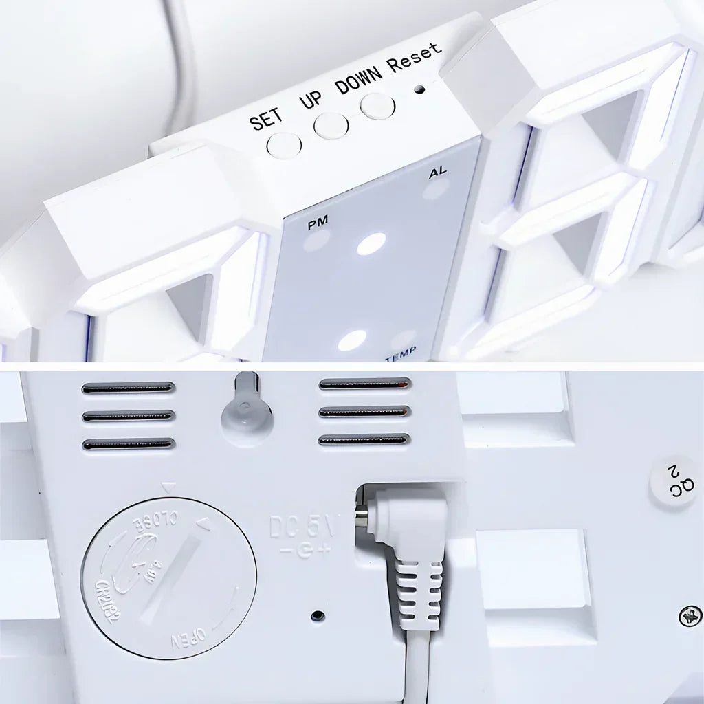 Digital LED Wall & Desk Alarm Clock