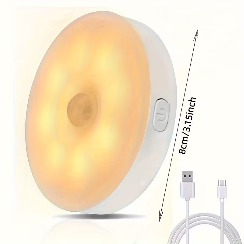 USB Rechargeable LED Motion Sensor Wall Light ( imported )