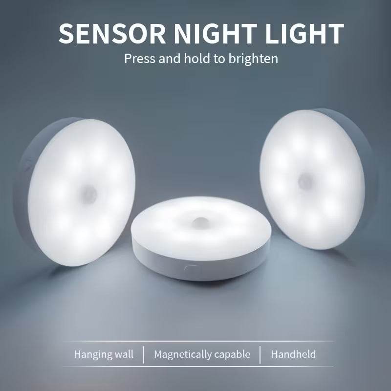 USB Rechargeable LED Motion Sensor Wall Light ( imported )